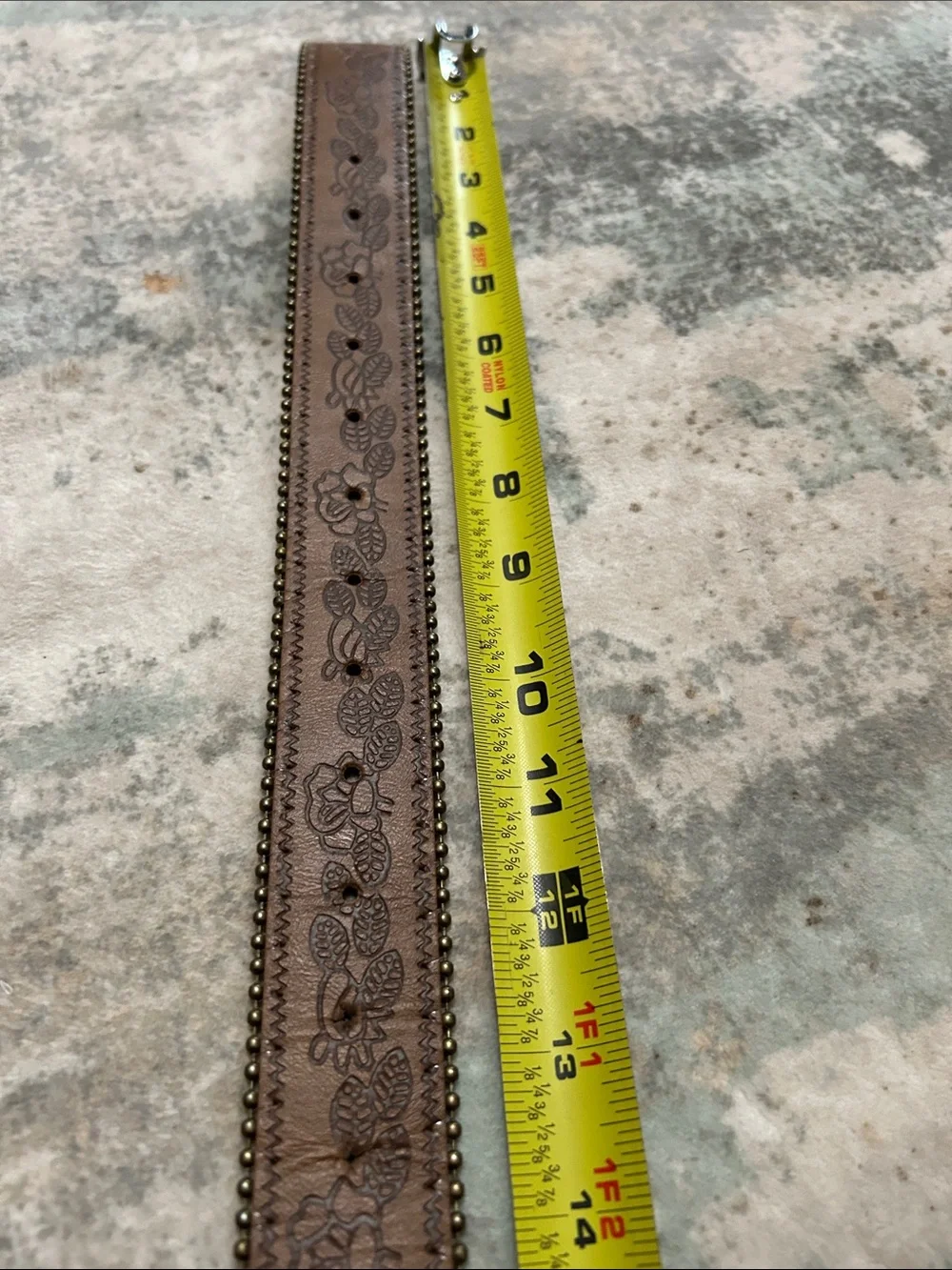 Brown Decorative Belts  with Ornate Brass Buckles - Never used.